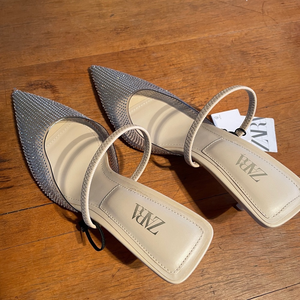 Brand new Zara sparkle pumps